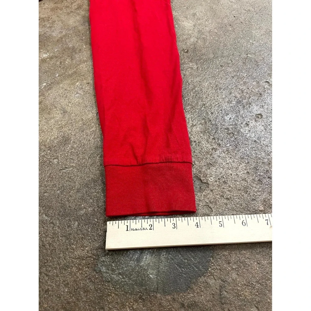 Polo Ralph Lauren Slim Fit Shirt Mens XL Red Cotton Embroidered Logo Long Sleeve